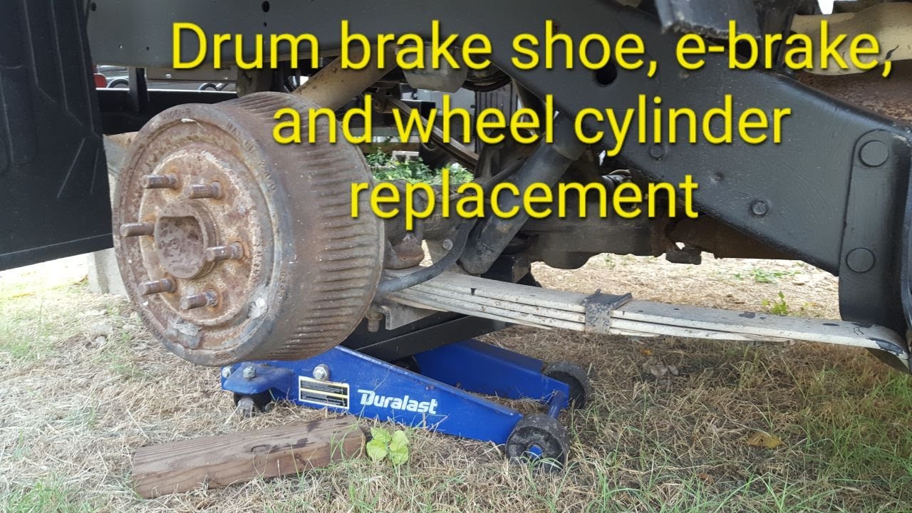 1998 Dodge Dakota rear brake shoes, e-brake cable, and wheel cylinder replacement