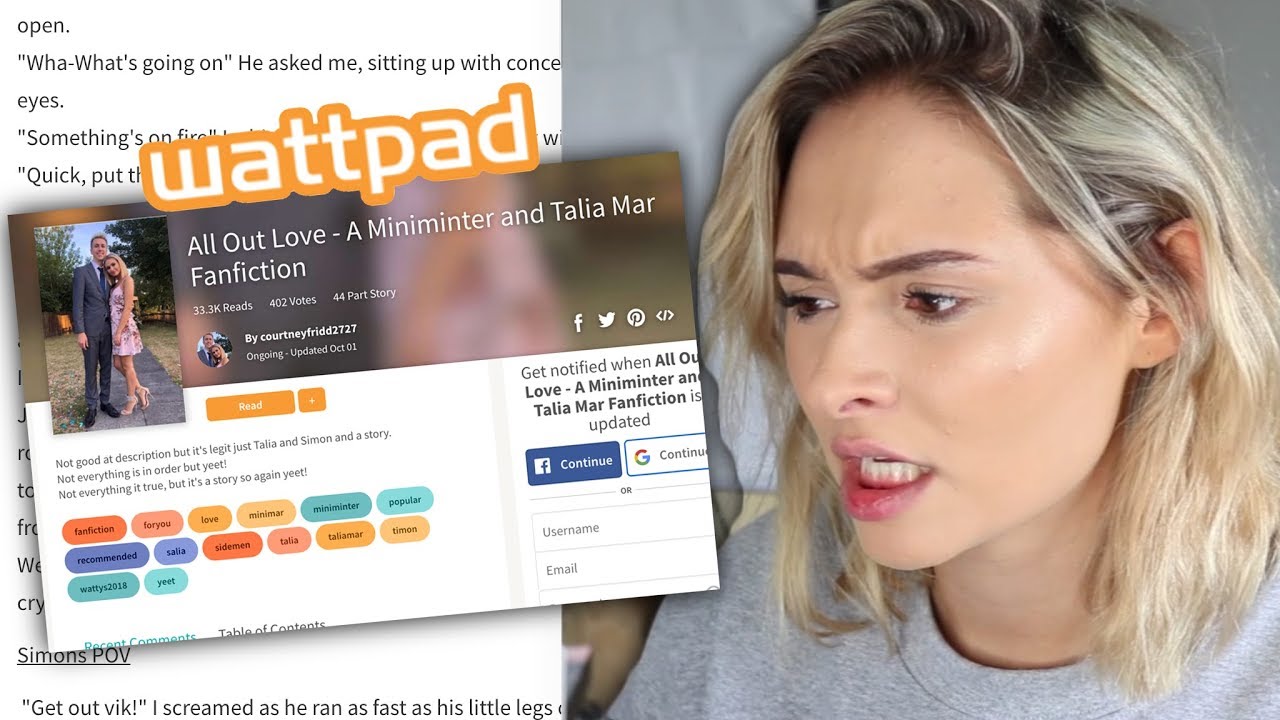 REACTING TO FANFICTION ABOUT ME