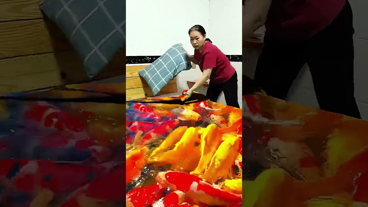 Спецэффекты Счастливая рыбка кои — удачный предмет для каждого.