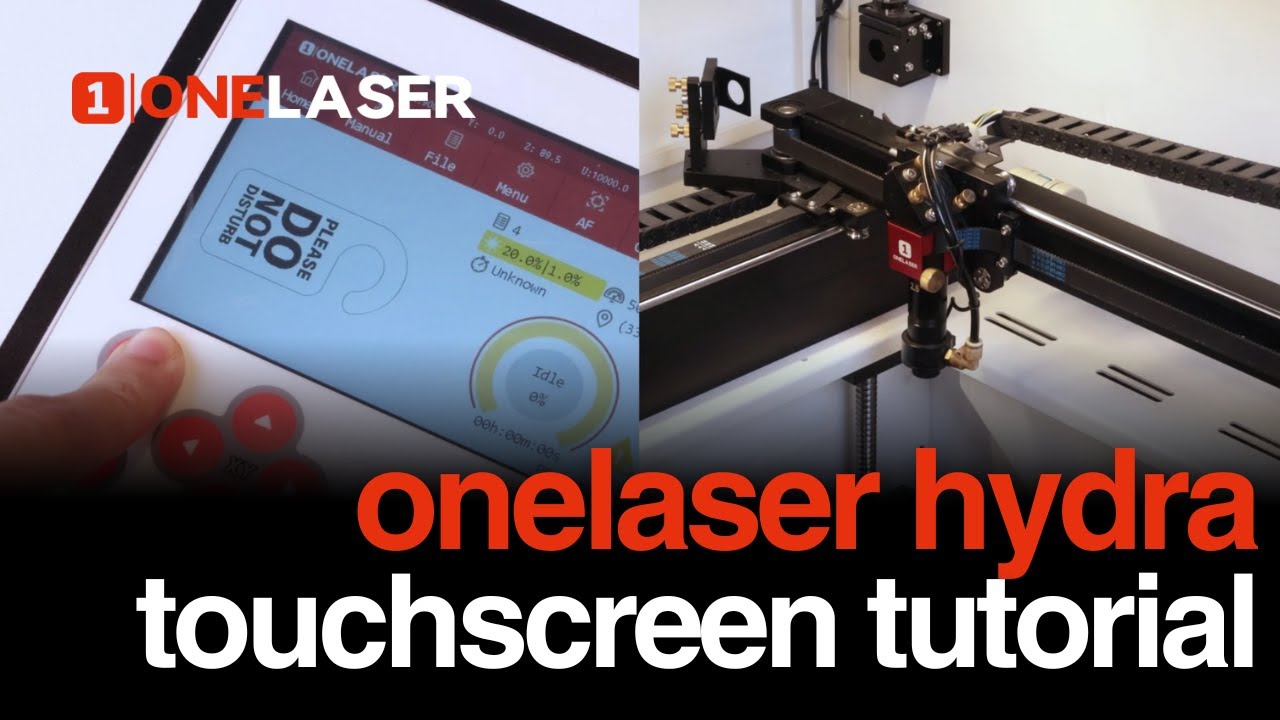 OneLaser Hydra | Touchscreen Interface Tutorial