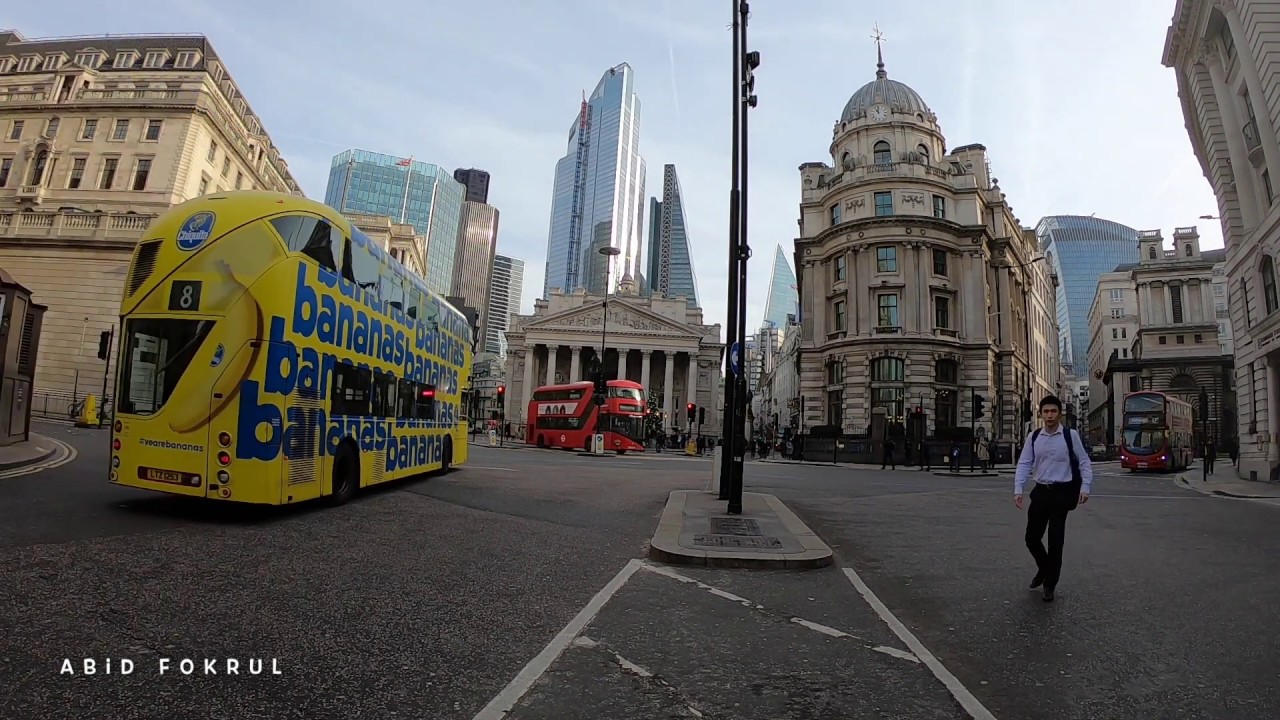 LONDON AMBIENCE SOUNDS | 20 MINUTES ( CITY SOUNDS, TRAFFIC, BANK, LONDON BRIDGE)