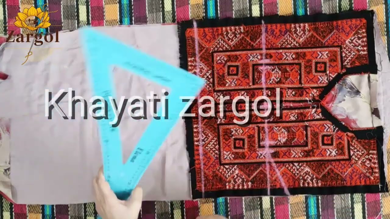 آموزش برش لباس بلوچی مدل سوتئنی یا کاپدار