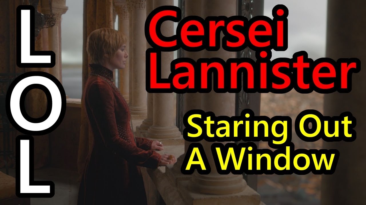 Cersei Lannister Staring Out A Window In Season 8