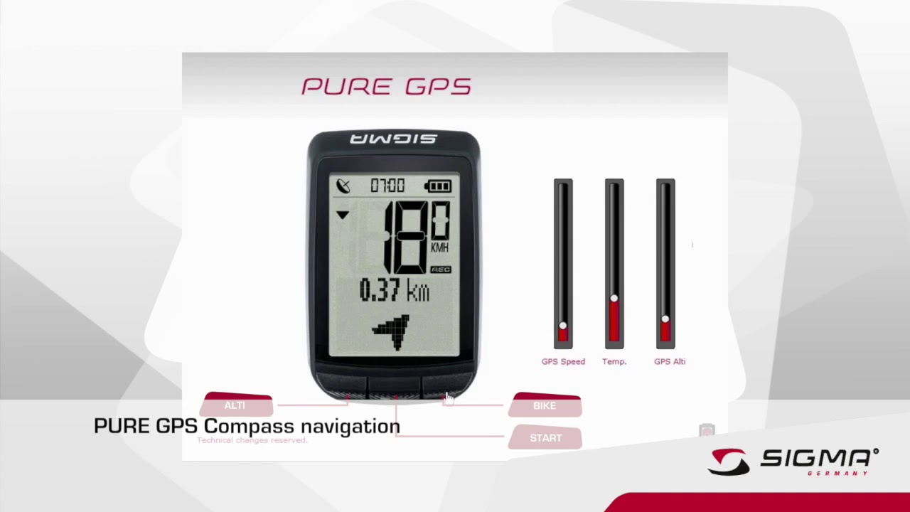 Велокомпьютер Sigma PURE GPS обзор функций