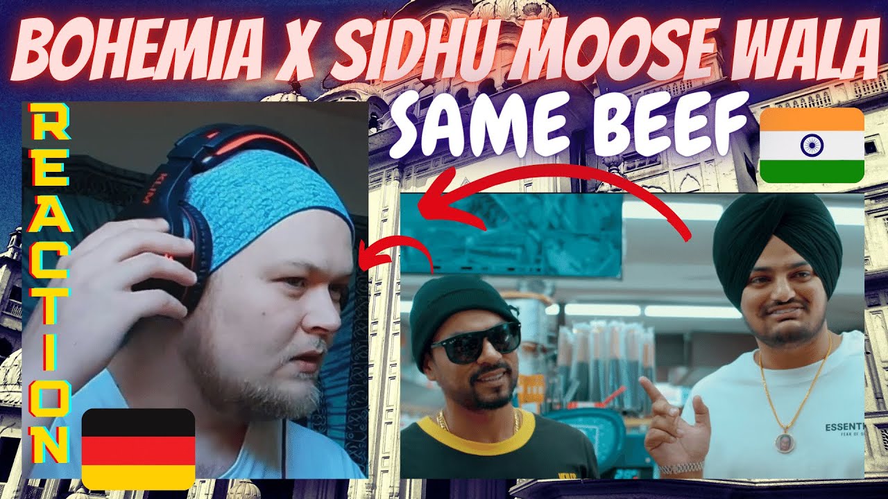 GERMAN Reaction | 🇮🇳 🇵🇰 Same Beef - BOHEMIA x Sidhu Moose Wala x Byg Byrd