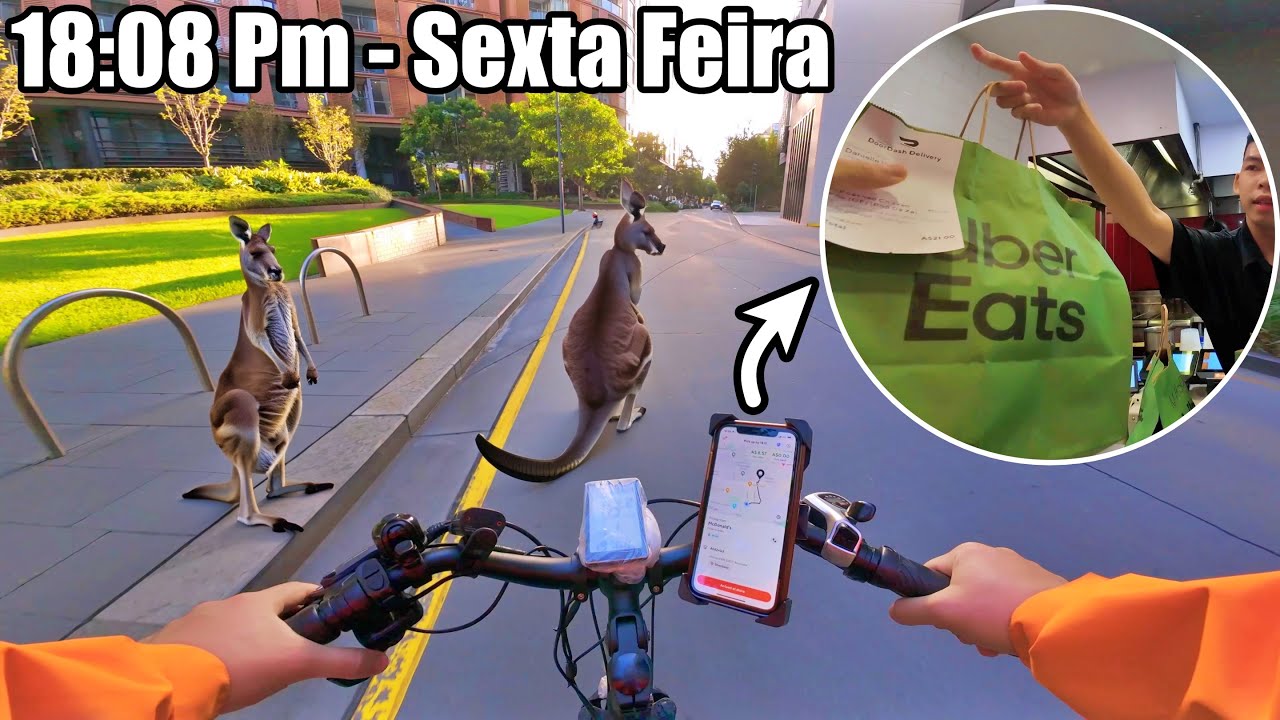 Como é trabalhar de Uber Eats Em Sydney/Australia? | DÁ PRA TIRAR QUANTO $$?