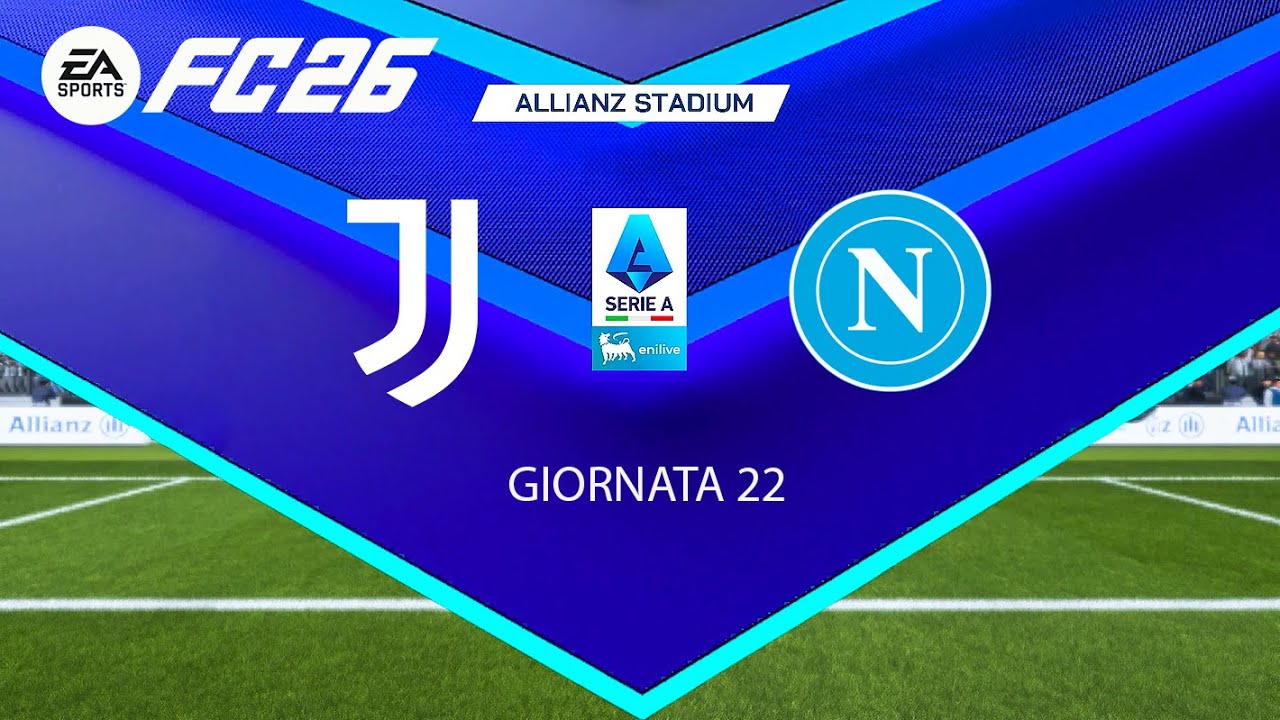 FC 26 - JUVENTUS vs NAPOLI | Serie A 2025/26 Giornata 22 – Simulazione Real Match
