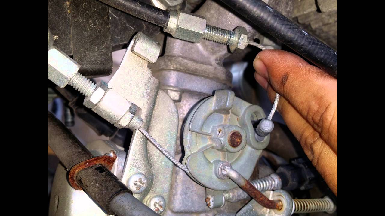 HONDA REBEL CARBURETOR PULL OUT