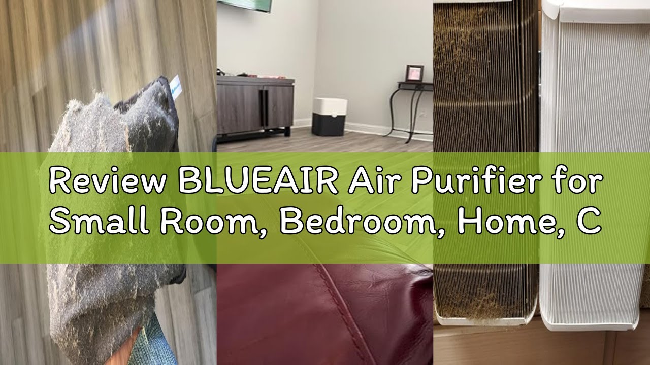 Review BLUEAIR Air Purifier for Small Room, Bedroom, Home, Cleans 926 sqft in one hour, HEPASilent A