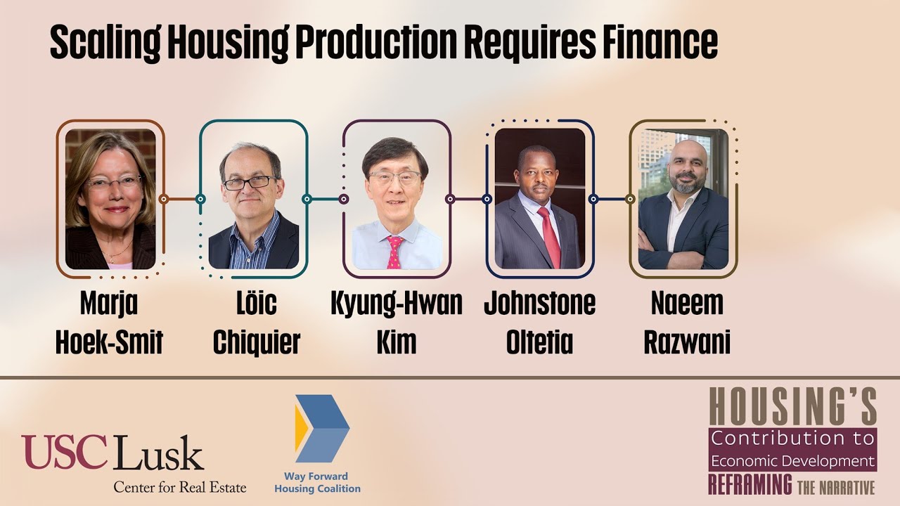 Scaling Housing Production Requires Finance