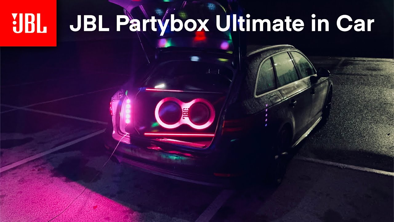 JBL Partybox Ultimate in Car - Bass Boost II