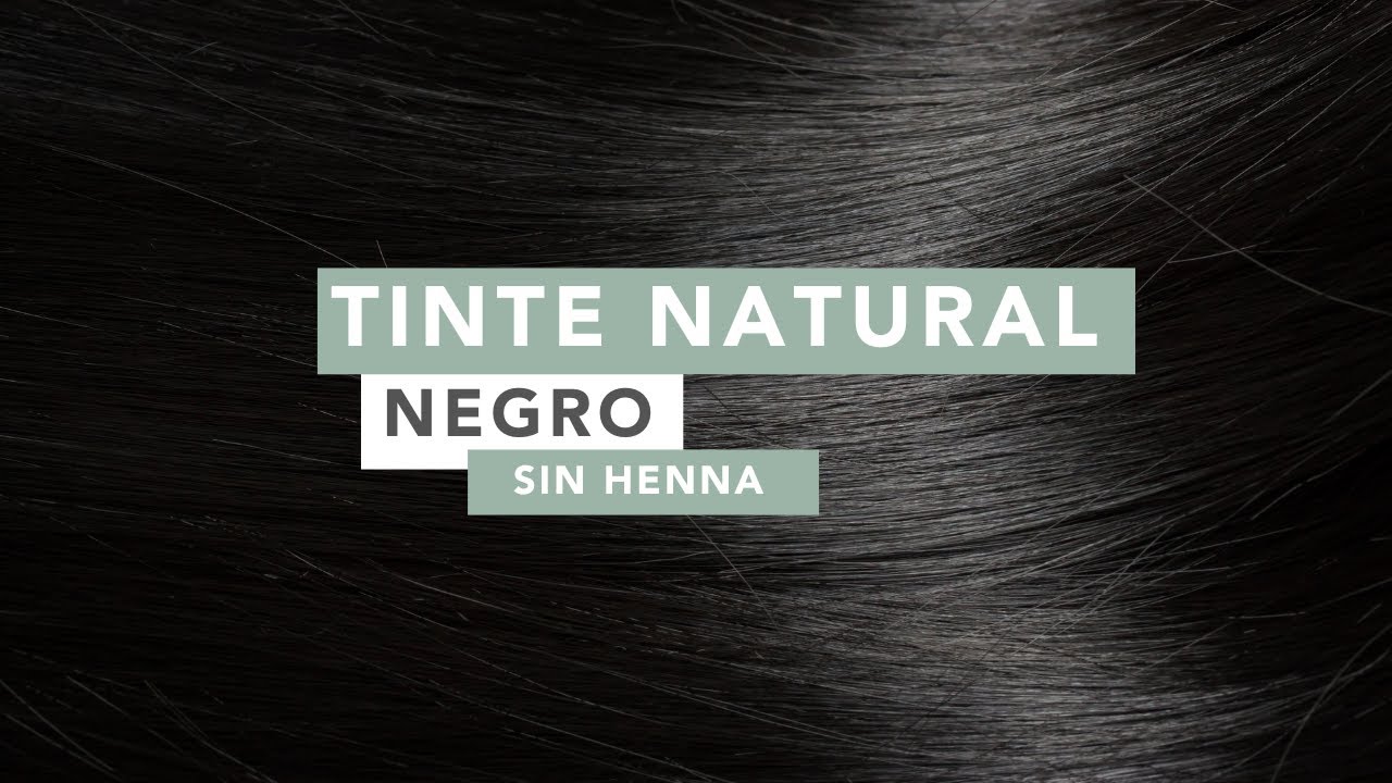 PELO NEGRO Y BRILLANTE de forma natural y sin henna