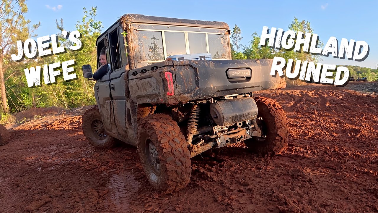 She Ruined the New CFMOTO U10 Pro Highland at the Mud Park
