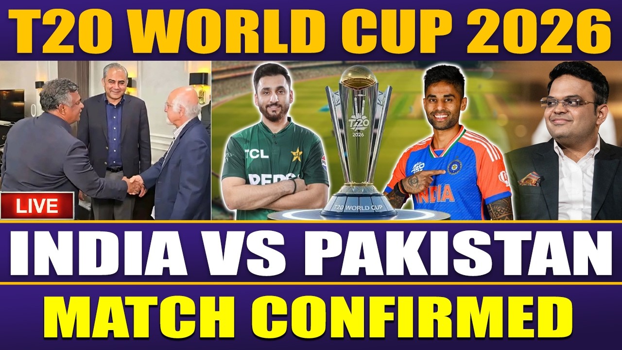 🚨 PAK vs IND Match Confirmed | T20 World Cup 2026 | Sports Analyst Breaks Big News | Sports Roundup
