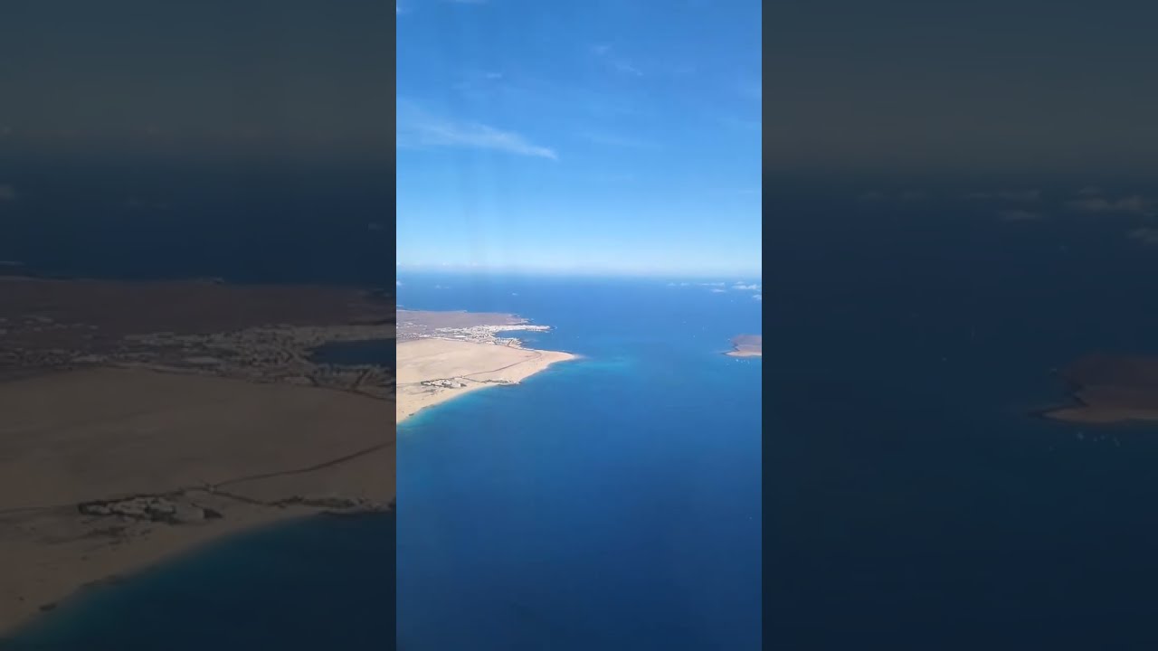 Anflug und Landung auf Fuerteventura