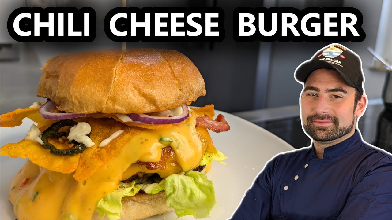 Chili Chesse Burger Mexican Style