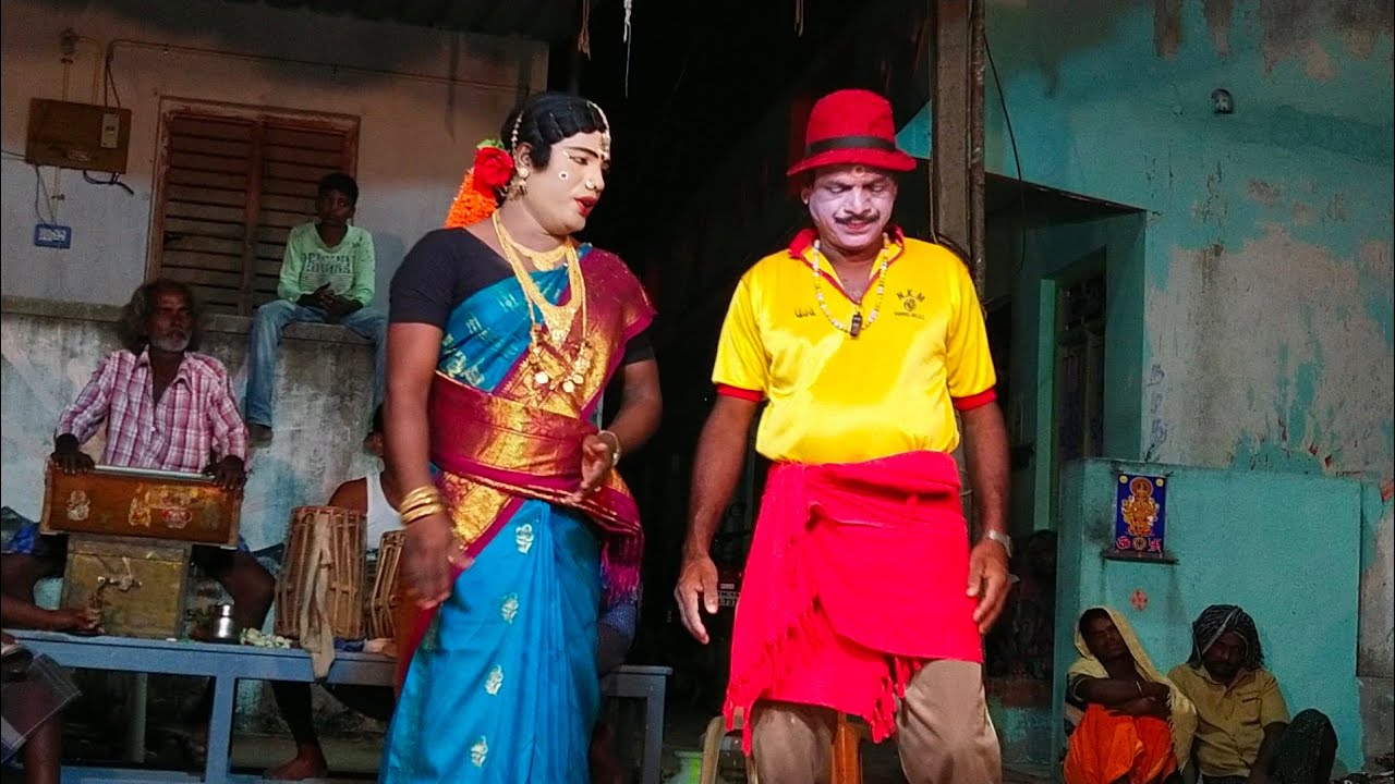 t.puthupalayam palanivel Kumar nadaga Saba in கர்ண மோட்சம் நாடகம் part 11