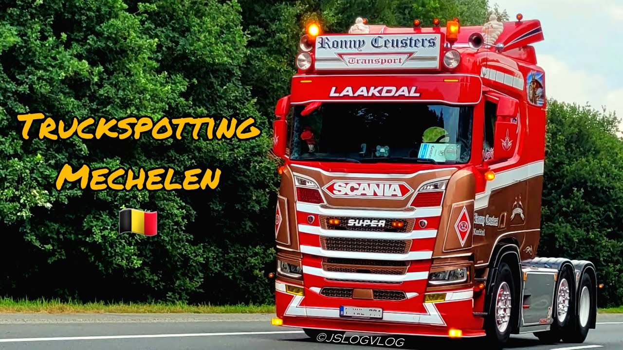 Truckspotting Mechelen Trucklights,-horns, Openpipe(Ronny Ceusters, Vekemans, Gebr. de Kraker, etc.)