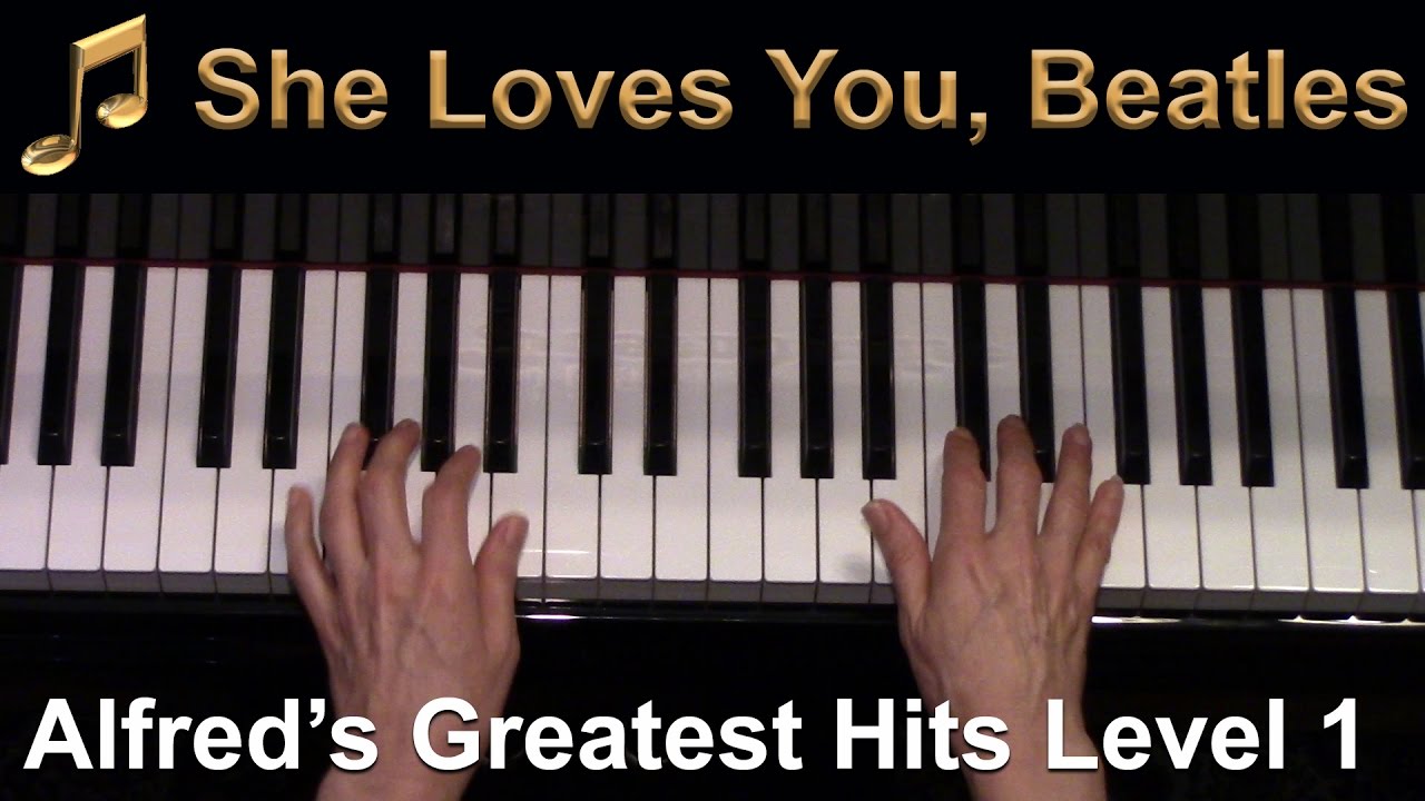 She Loves You, Beatles (Elementary Piano Solo)