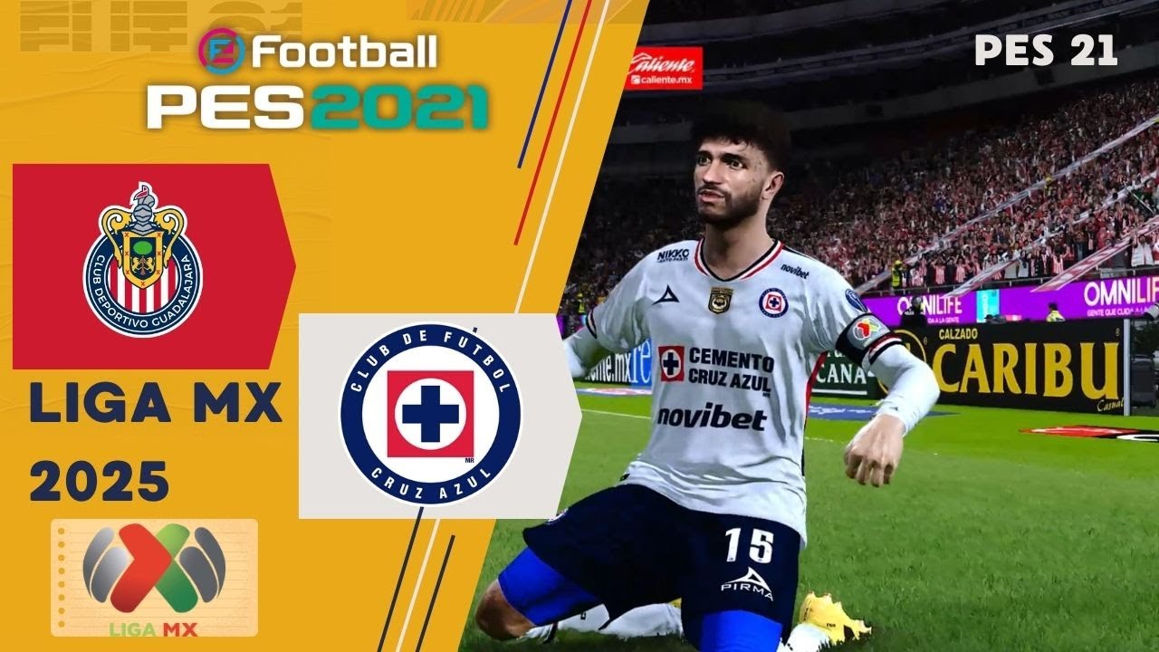 Chivas vs Cruz Azul | 4tos de final Liga Mx Ap2025 | Pes 21 mod