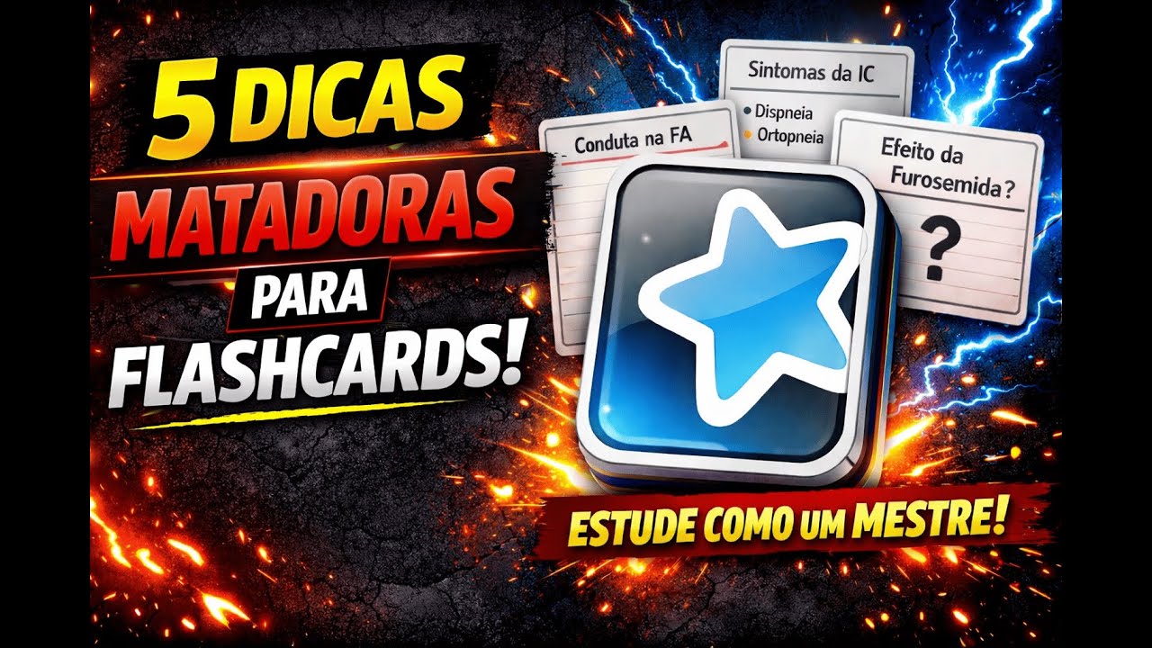 5 Dicas rápidas para FLASHCARDS matadores