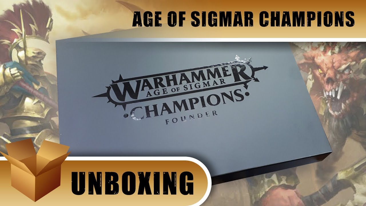 Age of Sigmar Champions Unboxing: Founders Box