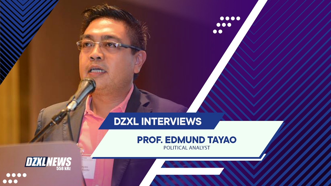 Prof. Tayao: VP Sara, dapat sumagot sa mga usapin kung tatakbong presidente | DZXL News