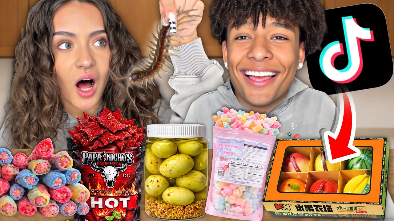 Trying VIRAL TikTok Shop Snacks!