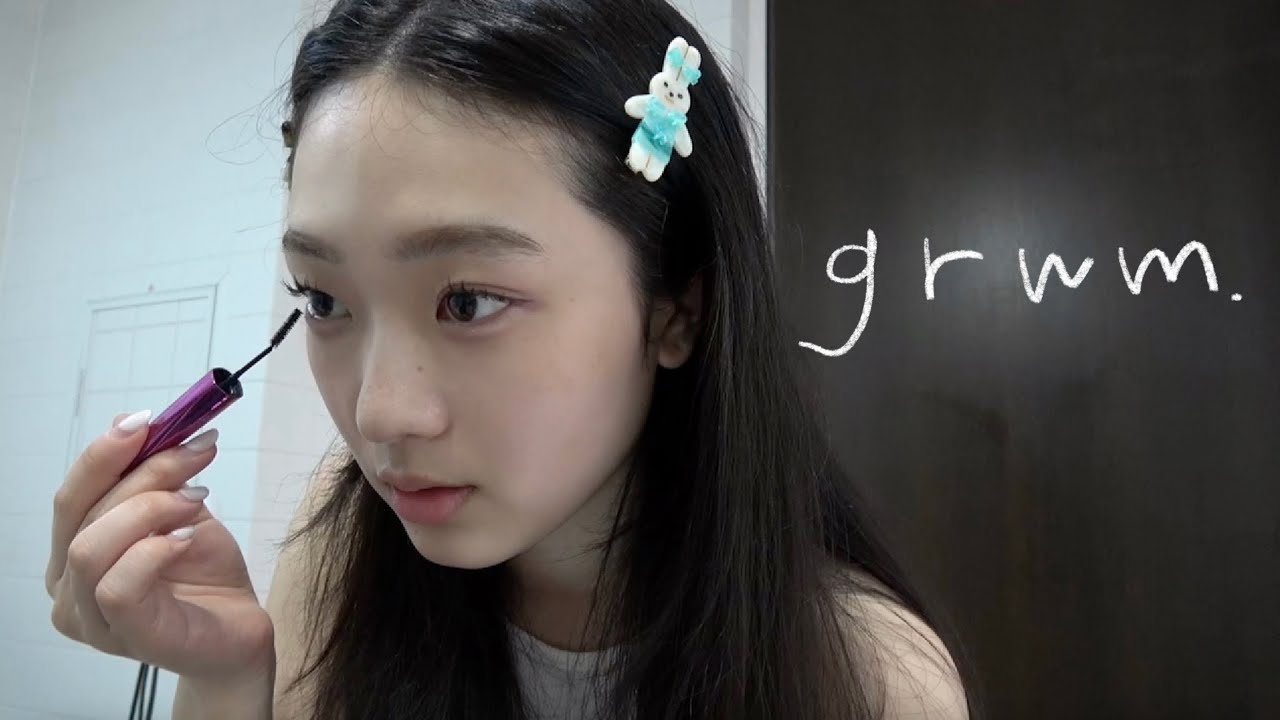 寝坊した朝の時間ギリギリgrwm☕️