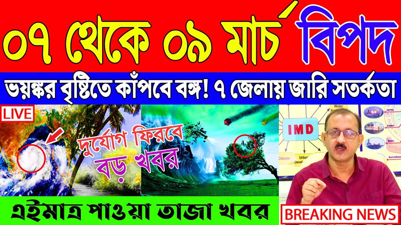 Ajker Abohar Khabar | Weather Report Today | Weather Update Today West Bengal | Kolkata Weather