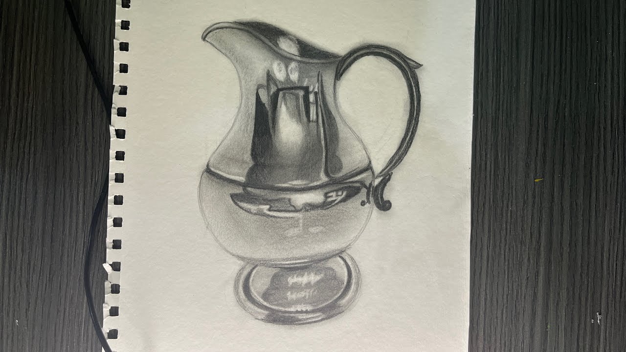 How to draw realistic mug step by step🥰#viralvideo #youtubevideo #artist #artwork #realisticdrawing 