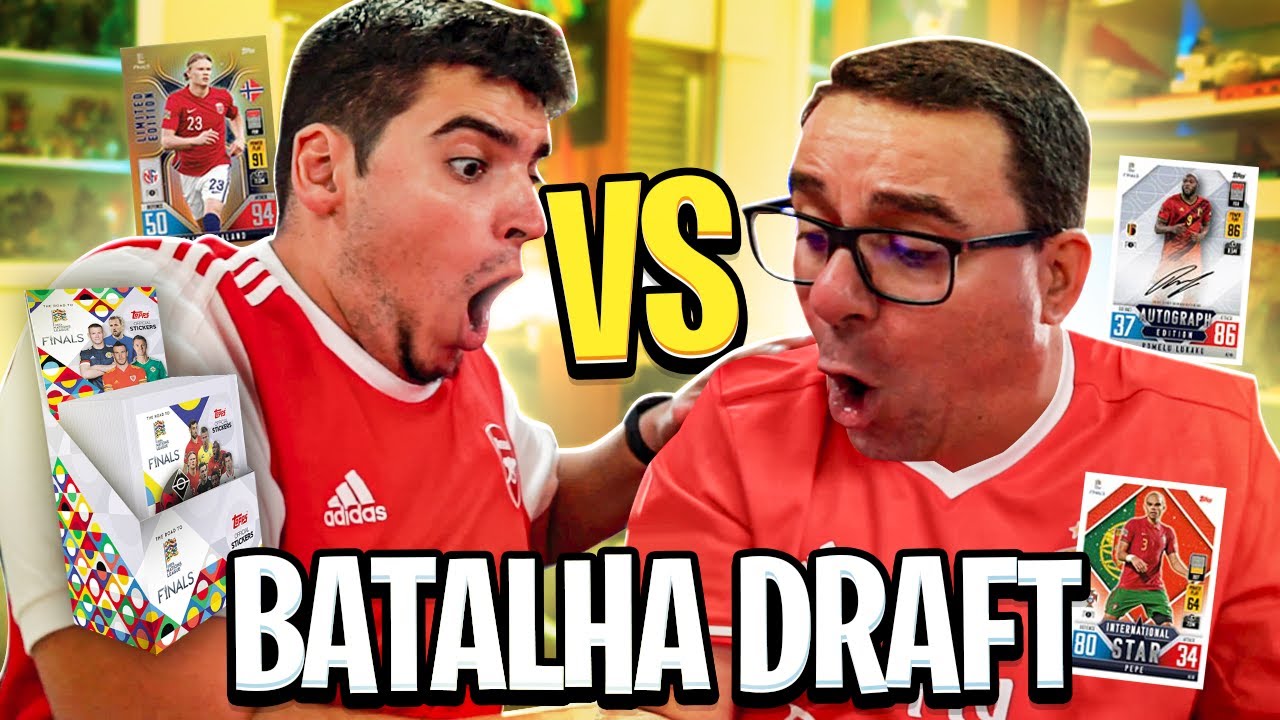 RIC vs DAIZER BATALHA DRAFT DE CARTAS TOPPS
