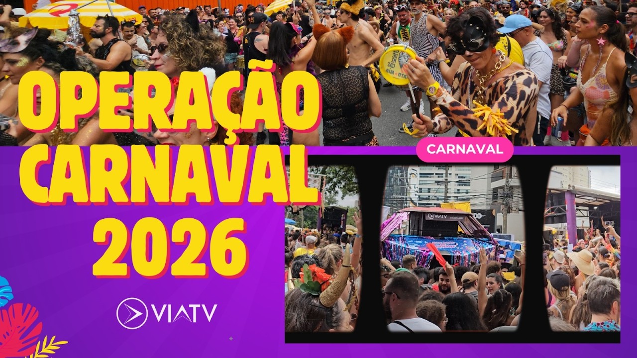 Operação Carnaval de rua - VIATV / Semana de Carnaval