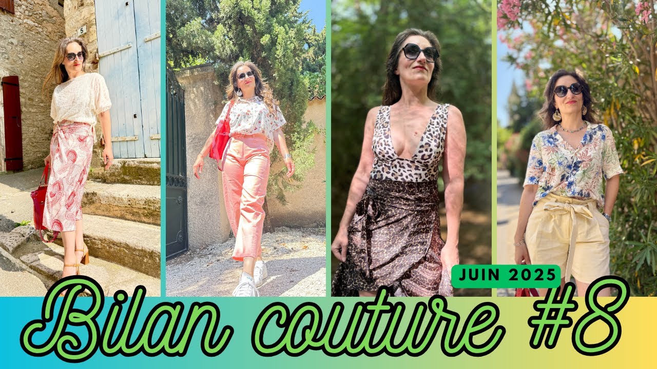 BLABLA ET BILAN COUTURE JUIN 2025 (PART I): Un bilan en demi-teinte -Ch. Jaubert, FibreMood, Jolilab