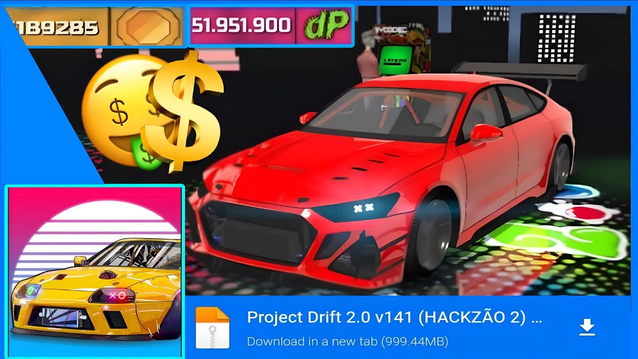 PROJECT DRIFT 2.0 Mod Apk DINHEIRO INFINITO VERSÃO 144 Atualizado 