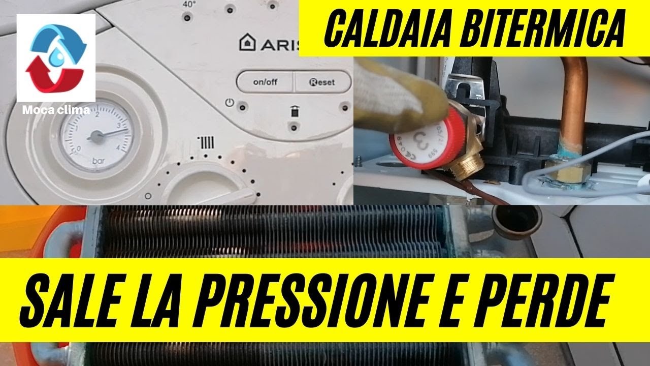 Scambiatore bucato caldaia Ariston la pressione sale a 3 bar la scambiatore bitermico perde acqua
