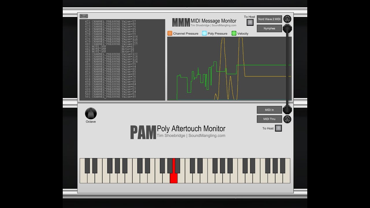 MIDI Monitoring Software