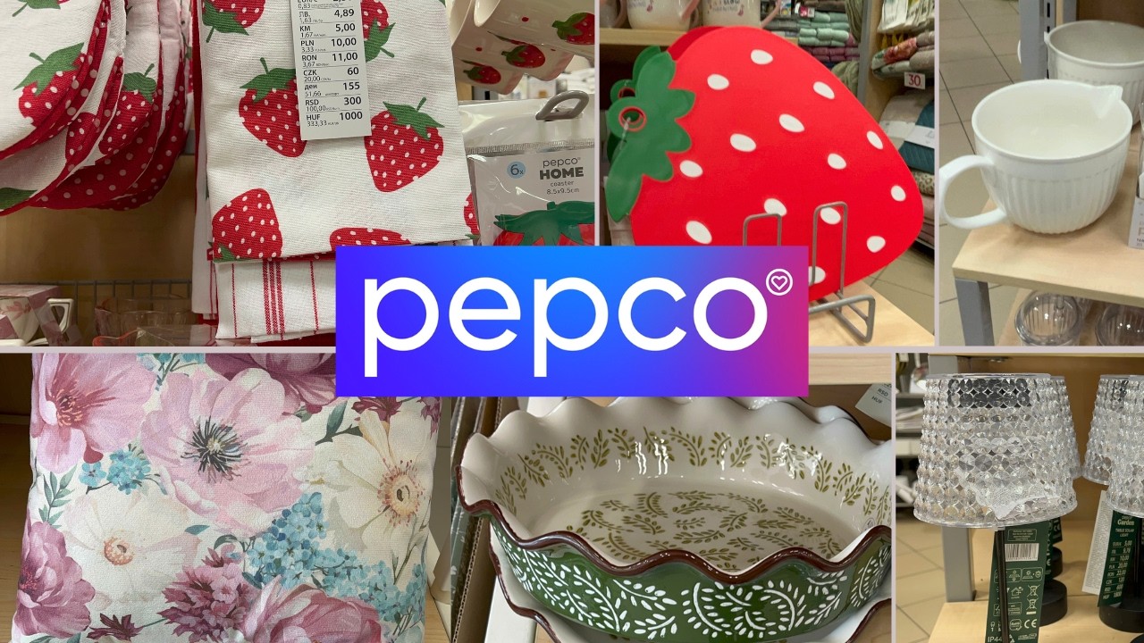 Nowości w Pepco/Produkty z wzorem truskawek🍓Nowości do ogrodu 🌿