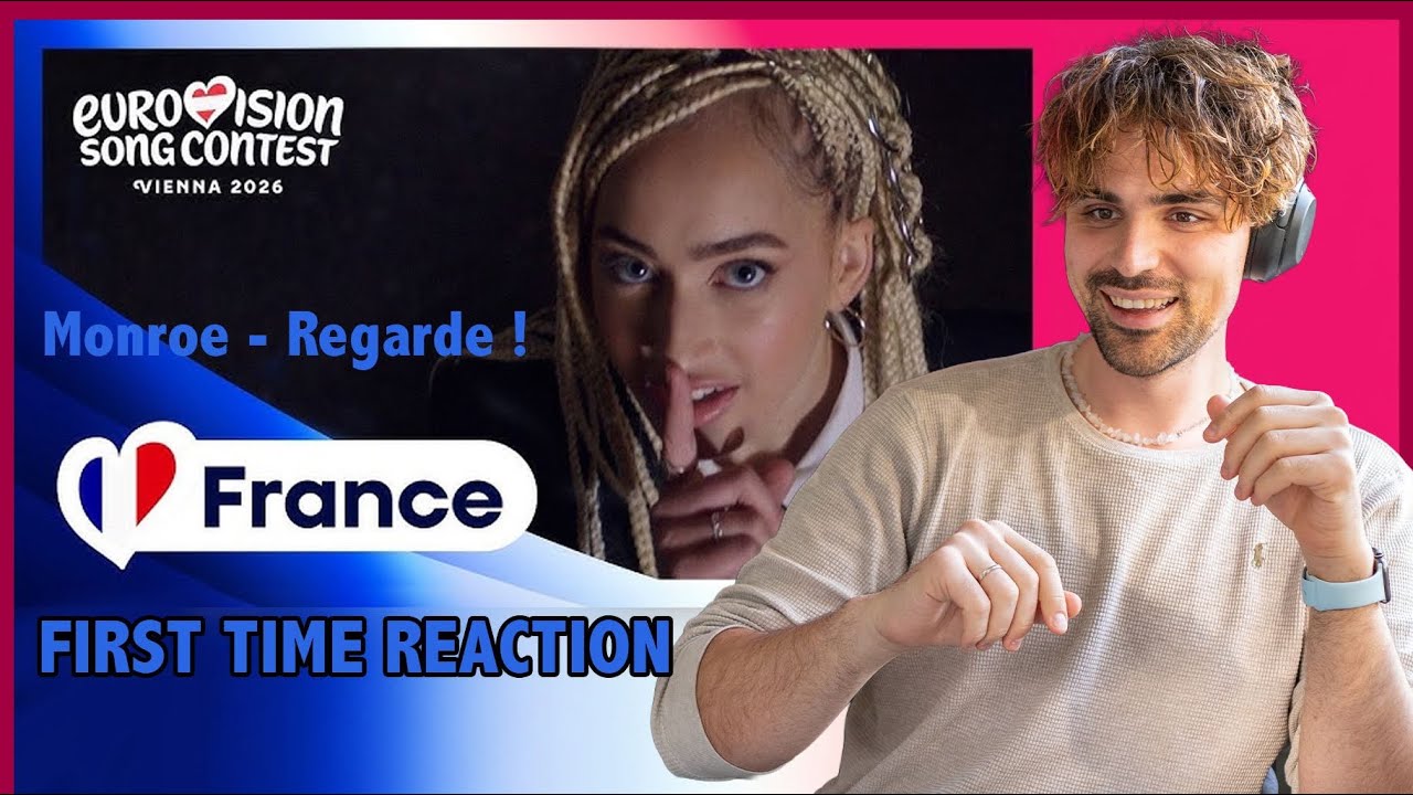 MONROE - REGARDE ! - FIRST TIME HEARING - REACTION #eurovision2026 France FR