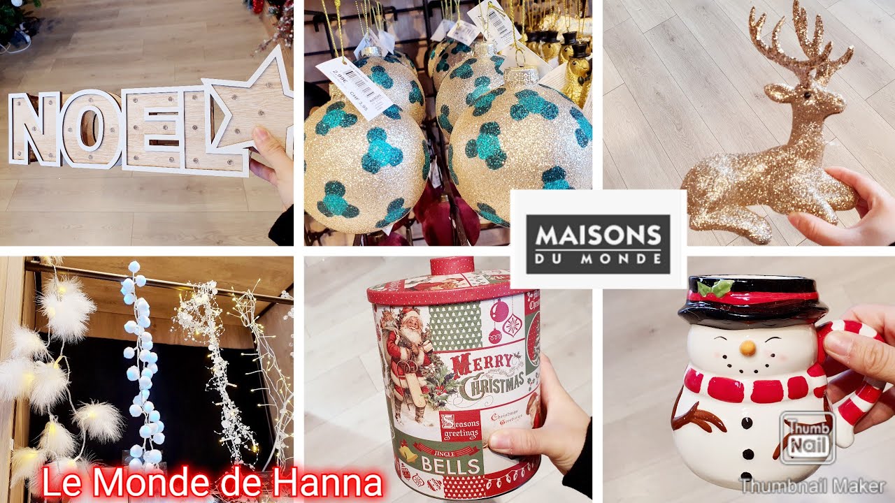 MAISONS DU MONDE 13-11 DÉCORATION DE NOËL 🎄 🎅