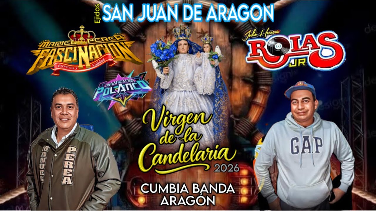 CUMBIA BANDA ARAGÓN sonido fascinación y sonido rolas jr organización polanco 2026 