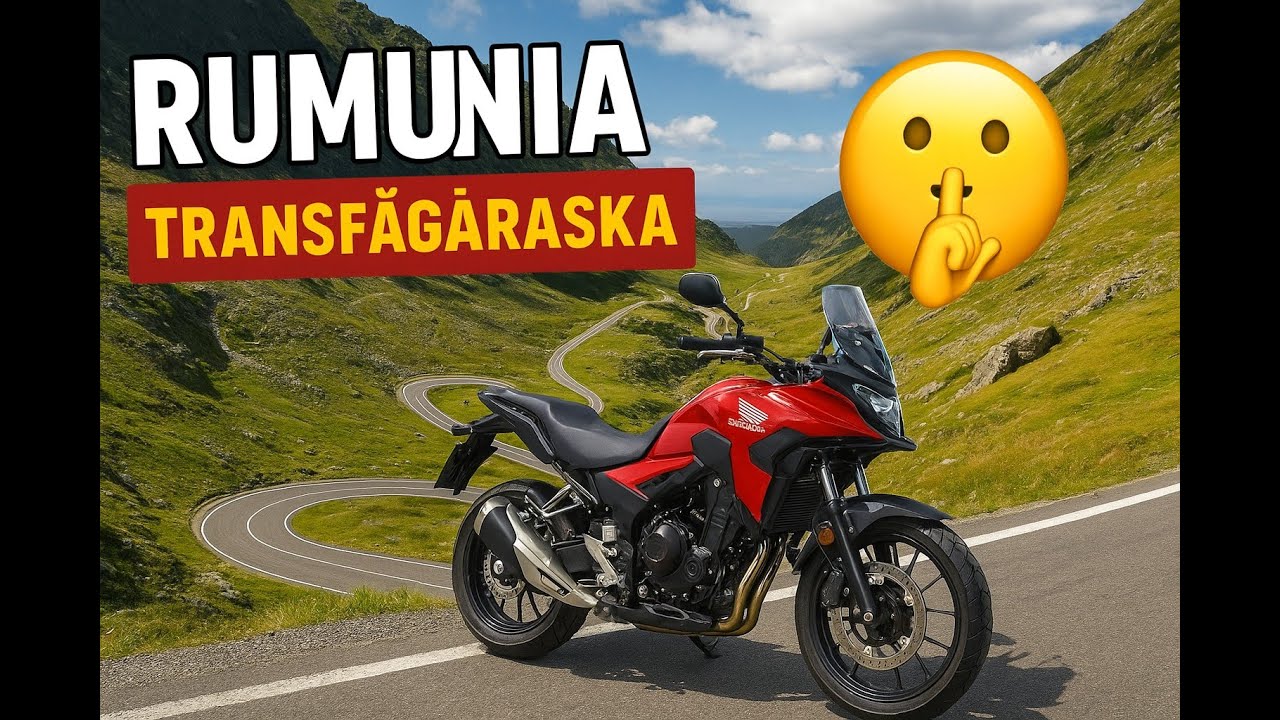 Rumunia Transfogaraska 2/3 bez gadania na Honda NX500