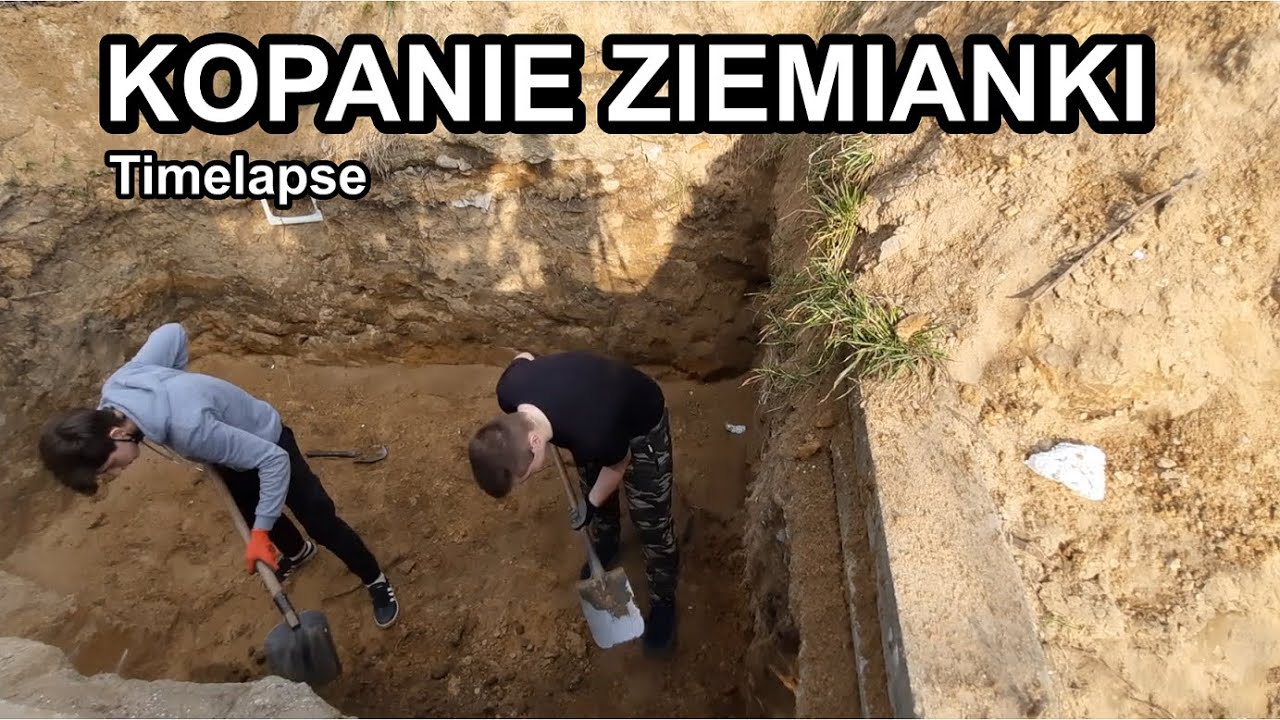 PRACA NA ZIEMIANCE - TIMELAPSE / Ziemianka z Grubym #2