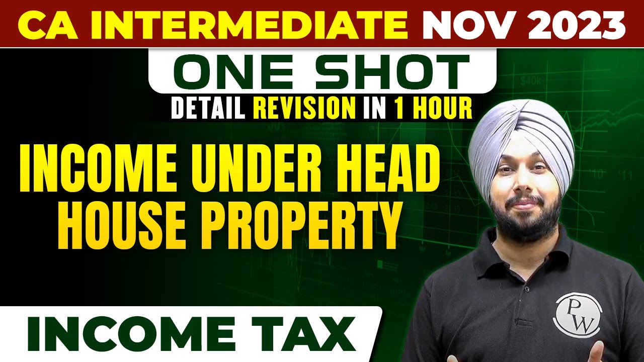 Income Under Head House Property | Income Tax | CA Inter Nov' 2023 | One Shot | CA Jasmeet Singh