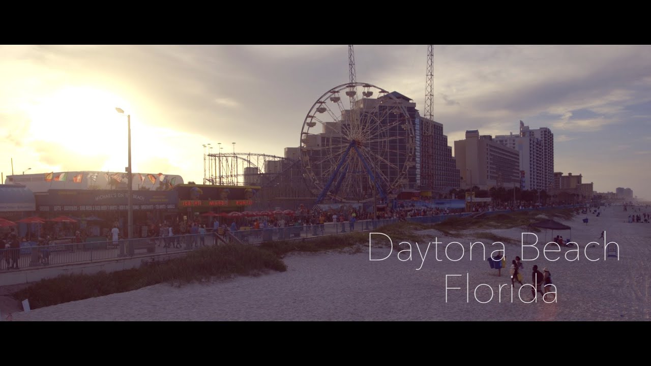 Daytona Beach Florida (C100 mark II Footage)