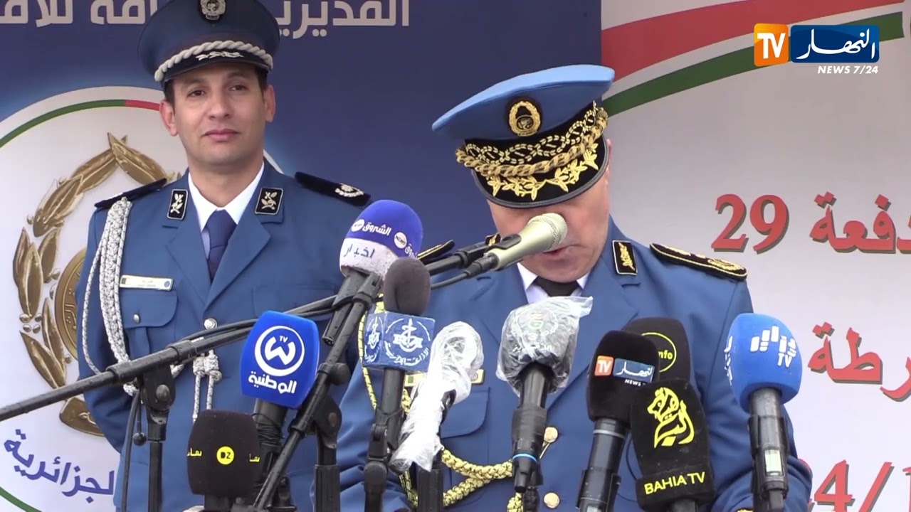 سيدي بلعباس: تخرج 1597 عون شرطة وتدشين هياكل شرطية عملياتية جديدة