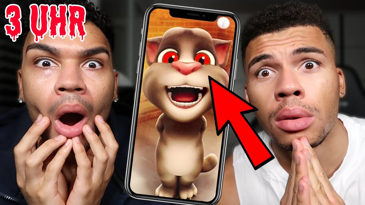 REDE NIEMALS MIT TALKING TOM APP UM 3 UHR NACHTS !!! (LADE SIE NICHT HERUNTER) | Kelvin und Marvin