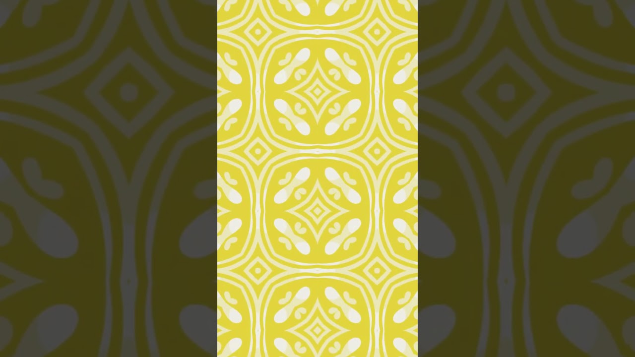 Relaxing Yellow Geometric Pattern in Motion  Satisfying Short #shorts #relaxingpatterns