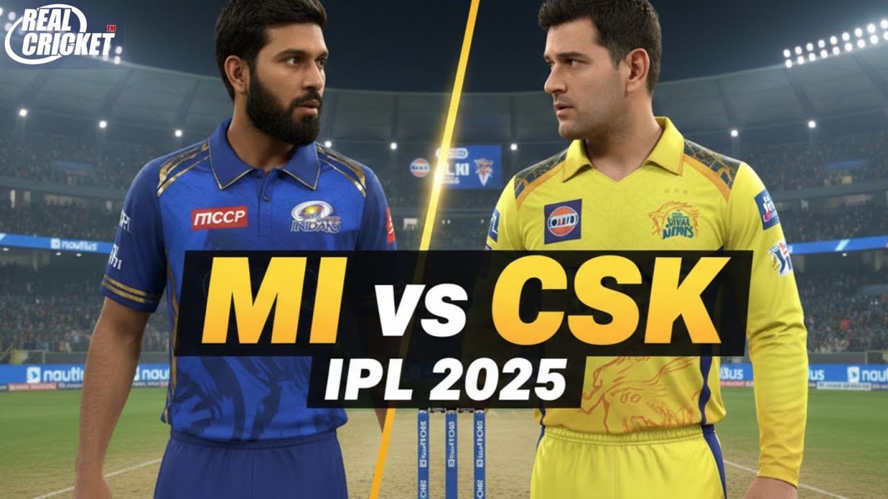 MI vs CSK | IPL2025 | match 8 | krafton | real cricket 