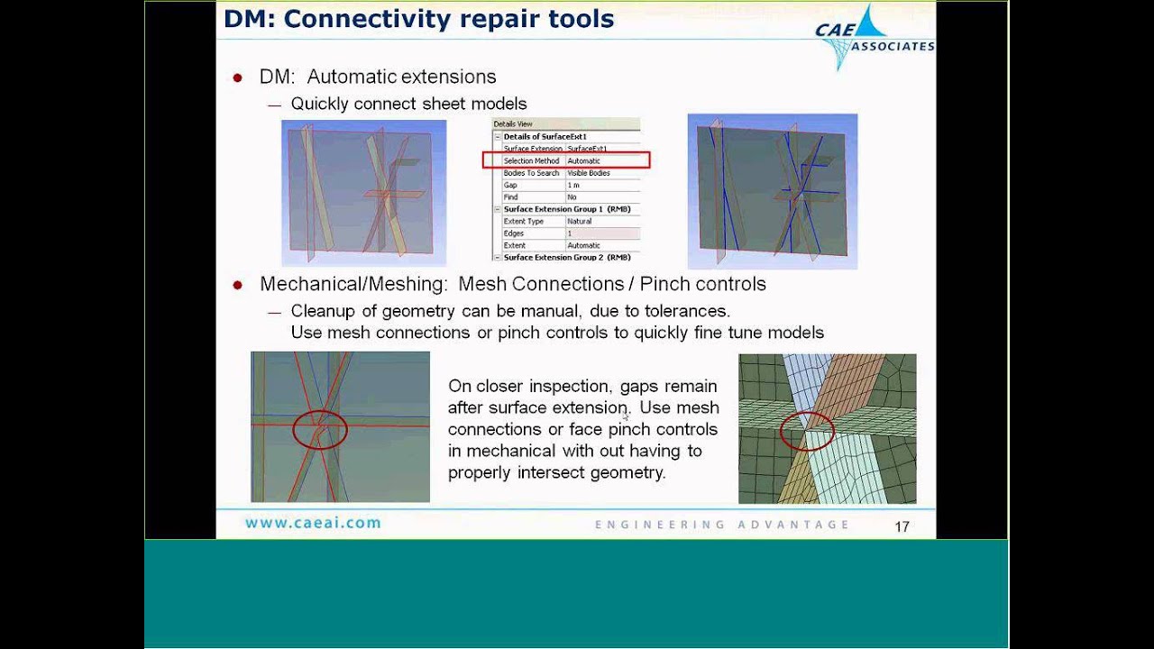 Combined Meshing in ANSYS Workbench | CAE Associates | ANSYS e-Learning